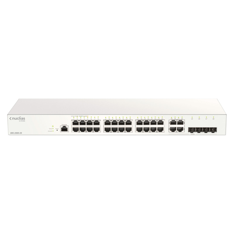 D-Link DBS-2000-28 switch di rete Gestito L2 Gigabit Ethernet (10/100/1000) Grigio