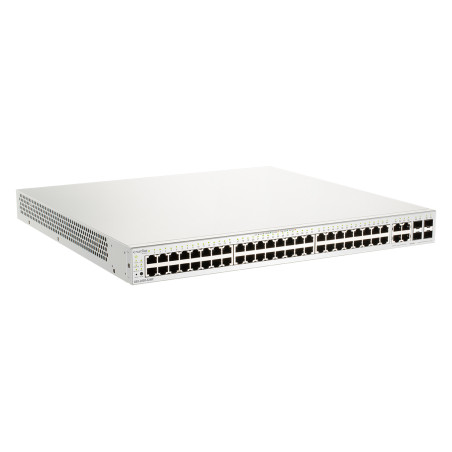 D-Link DBS-2000-52MP switch di rete Gestito L2 Gigabit Ethernet (10/100/1000) Supporto Power over Ethernet (PoE) Grigio