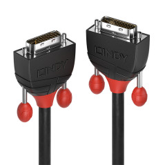 Lindy 36254 cavo DVI 5 m DVI-D Nero