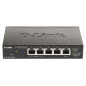 D-Link DGS-1100-05PDV2 switch di rete Gestito Gigabit Ethernet (10/100/1000) Supporto Power over Ethernet (PoE) Nero