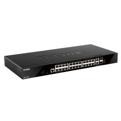 D-Link DGS-1520-28 E switch di rete Gestito L3 10G Ethernet (100 1000 10000) 1U Nero