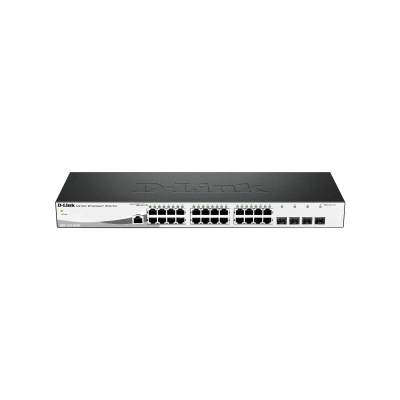 D-Link DGS-1210-28/ME switch di rete Gestito L2 Gigabit Ethernet (10/100/1000) 1U Nero