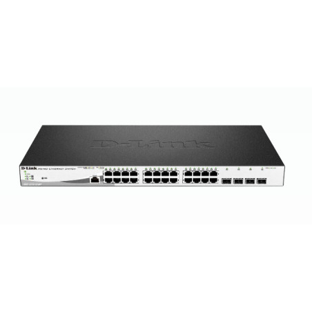 D-Link DGS-1210-28MP E switch di rete Gestito L2 Gigabit Ethernet (10 100 1000) Supporto Power over Ethernet (PoE) 1U Nero,