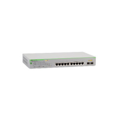 Allied Telesis GS950 10PS Gestito Gigabit Ethernet (10 100 1000) Supporto Power over Ethernet (PoE) Verde, Grigio