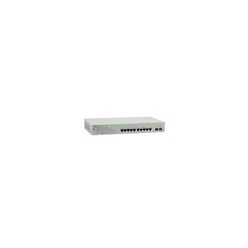 Allied Telesis GS950/10PS Gestito Gigabit Ethernet (10/100/1000) Supporto Power over Ethernet (PoE) Verde, Grigio