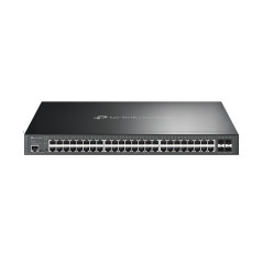 TP-Link Omada SG3452XP switch di rete Gestito L2+ Gigabit Ethernet (10 100 1000) Supporto Power over Ethernet (PoE) 1U Nero