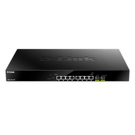 D-Link DMS-1100-10TP switch di rete Gestito L2 2.5G Ethernet (100/1000/2500) Supporto Power over Ethernet (PoE) 1U Nero