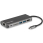 StarTech.com Adattatore Multiporta USB C, Dock USB-C Portatile con HDMI 4K, Hub 3x USB 3.0, SD/SDHC, GbE, PD 60 W Pass-Through