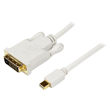 StarTech.com Cavo convertitore adattatore Mini DisplayPort a DVI da 1,8 m – Mini DP a DVI 1920x1200 - Bianco