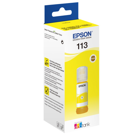 Epson 113 EcoTank Pigment Yellow ink bottle