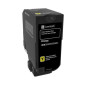 Lexmark 74C2SYE cartuccia toner 1 pz Originale Giallo