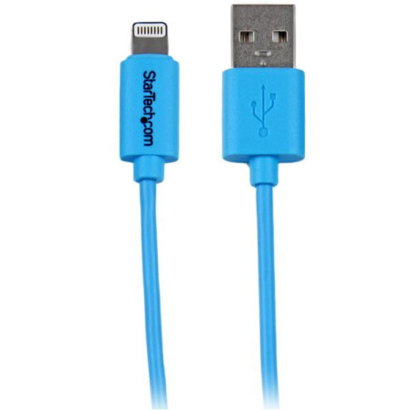 StarTech.com Cavo USB Apple a connettore Lightning da 8 pin per ricarica iPhone 5   Ipad air   Ipod da 1m - blu