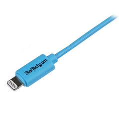 StarTech.com Cavo USB Apple a connettore Lightning da 8 pin per ricarica iPhone 5   Ipad air   Ipod da 1m - blu