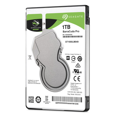 Seagate Barracuda Pro disco rigido interno 1 TB 7200 Giri/min 128 MB 2.5" Serial ATA III