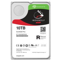 Seagate IronWolf Pro ST10000NT001 disco rigido interno 10 TB 7200 Giri min 256 MB 3.5"