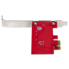 StarTech.com Scheda PCI Express SATA - Scheda Espansione PCIe SATA 2 Porte 6Gbps - Profilo Standard Basso -