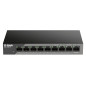 D-Link DSS-100E-9P switch di rete Non gestito Fast Ethernet (10/100) Supporto Power over Ethernet (PoE) Nero