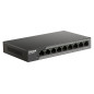 D-Link DSS-100E-9P switch di rete Non gestito Fast Ethernet (10/100) Supporto Power over Ethernet (PoE) Nero