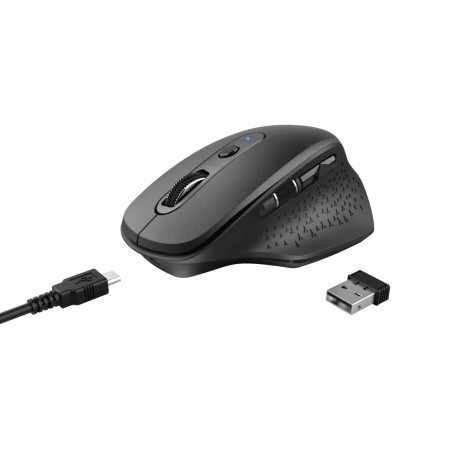 Trust Ozaa mouse Ufficio Mano destra RF Wireless Ottico 2400 DPI