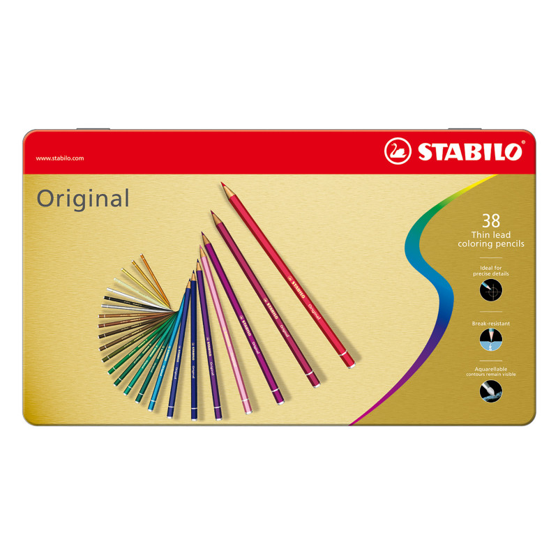 STABILO Original Multicolore 38 pz