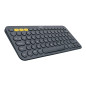 Logitech K380 Multi-Device Tastiera Bluetooth Wireless, Design Easy-Switch, Sottile, Portatile, 2 Anni di Batteria, Funziona