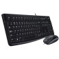 Logitech Desktop MK120 tastiera Mouse incluso USB QWERTY Spagnolo Nero