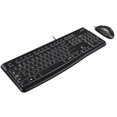 Logitech Desktop MK120 tastiera Mouse incluso Ufficio USB QWERTY US International Nero