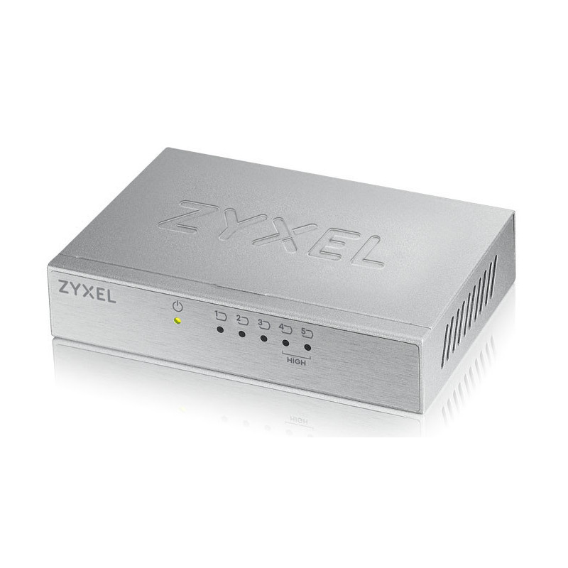 Zyxel ES-105A Non gestito Fast Ethernet (10/100) Argento