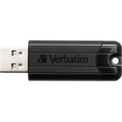 Verbatim PinStripe 3.0 - Memoria USB 3.0 da 128GB  - Nero