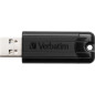 Verbatim PinStripe 3.0 - Memoria USB 3.0 da 128GB  - Nero