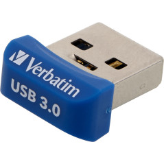 Verbatim Store 'n' Stay NANO - Memoria USB 3.0 da 32 GB - Blu