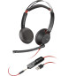 POLY Cuffie stereo Blackwire 5220 con connettore USB-A