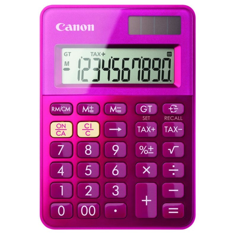 Canon LS-100K calcolatrice Desktop Calcolatrice di base Rosa