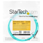 StarTech.com Cavo in fibra ottica multimodale da LC/UPC a LC/UPC OM4 da 3 m - Fibra LOMMF/VCSEL Zipcord da 50/125 µm, Reti 100G