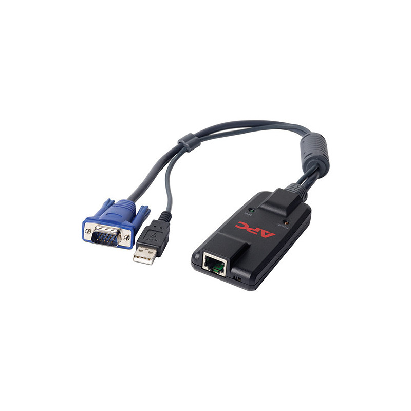 APC KVM-USB cavo per tastiera, video e mouse Nero