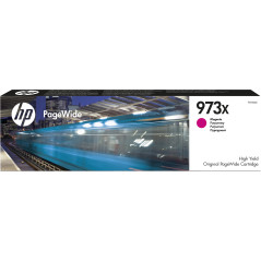 HP Cartuccia magenta ad alta capacità originale 973X PageWide