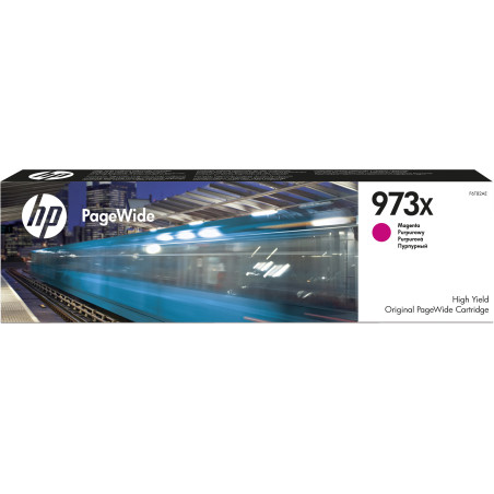 HP Cartuccia magenta ad alta capacità originale 973X PageWide