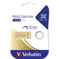 Verbatim Metal Executive - Memoria USB 3.0 da 32 GB - Oro