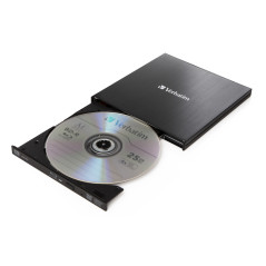 Verbatim External Slimline lettore di disco ottico Blu-Ray RW Nero