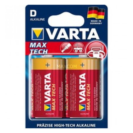 Varta MAX TECH 2x Alkaline D Batteria monouso Alcalino