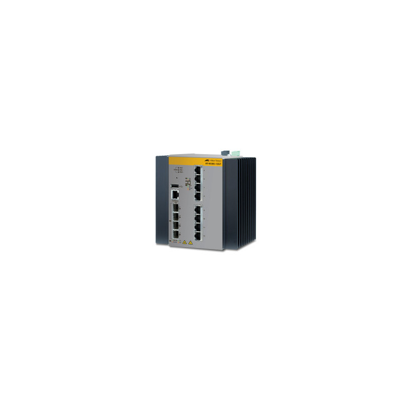 Allied Telesis AT-IE300-12GT-80 Gestito L3 Gigabit Ethernet (10/100/1000) Nero, Grigio