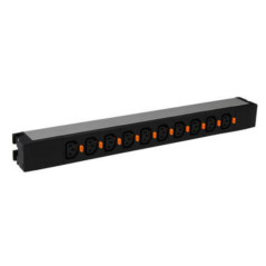 Legrand 646814 unità di distribuzione dell'energia (PDU) 10 presa(e) AC 1U Nero