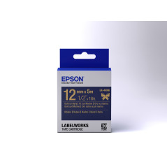 Epson Nastro satinato per etichettatrici LK-4HKK oro/blu 12 mm (5 m)