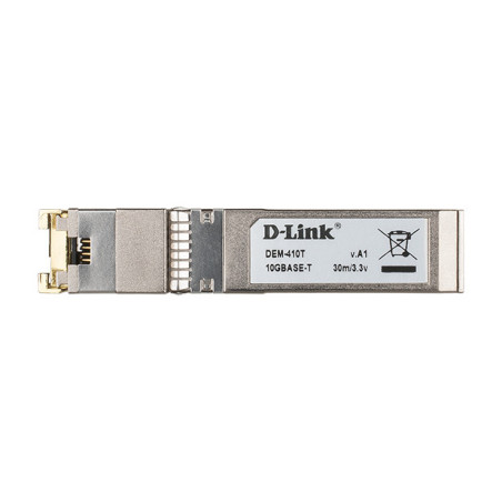 D-Link DEM-410T modulo del ricetrasmettitore di rete Rame 10000 Mbit/s SFP+