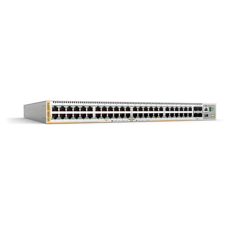 Allied Telesis AT-x530L-52GPX-50 Gestito L3 Gigabit Ethernet (10/100/1000) Supporto Power over Ethernet (PoE) Grigio