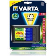 Varta 57675 101 441 carica batterie Batteria per uso domestico AC, Accendisigari