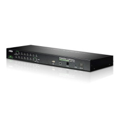 ATEN Switch KVM over IP PS 2-USB VGA a 16 porte per 1 accesso condiviso locale remoto