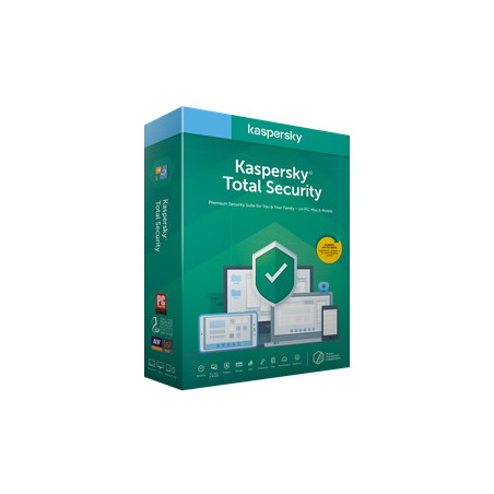 Kaspersky Total Security 2020 Sicurezza antivirus Base 1 anno/i