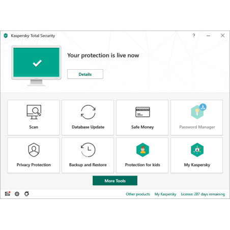 Kaspersky Total Security 2020 Sicurezza antivirus Base 1 anno/i