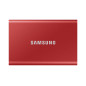 Samsung Portable SSD T7 500 GB USB tipo-C 3.2 Gen 2 (3.1 Gen 2) Rosso